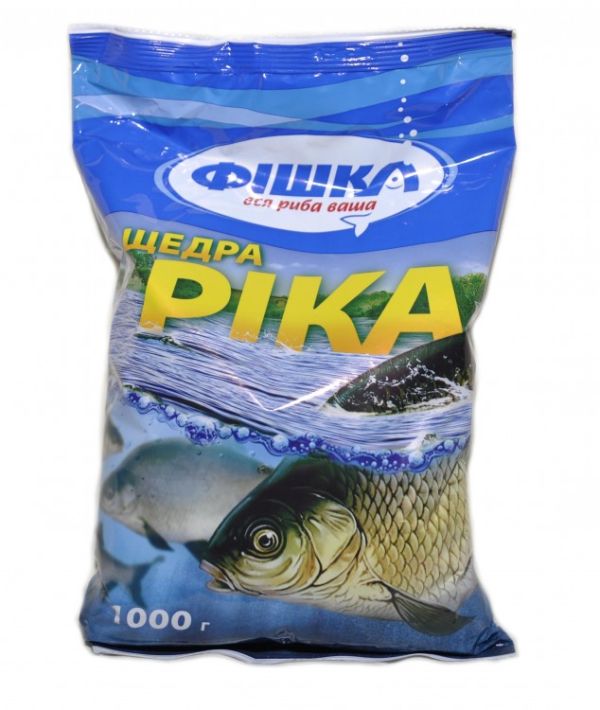 Прикормка Фишка - Щедрая Река - 1 кг