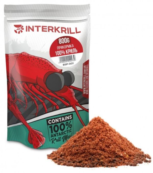 Підгодовування Interkrill Флет Метод Мікс 100% Криль (BSP-001B) - 800 г