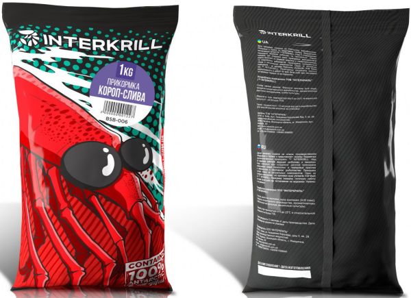 Підгодовування INTERKRILL Короп-Полуниця (BSB-002B) - 1 кг