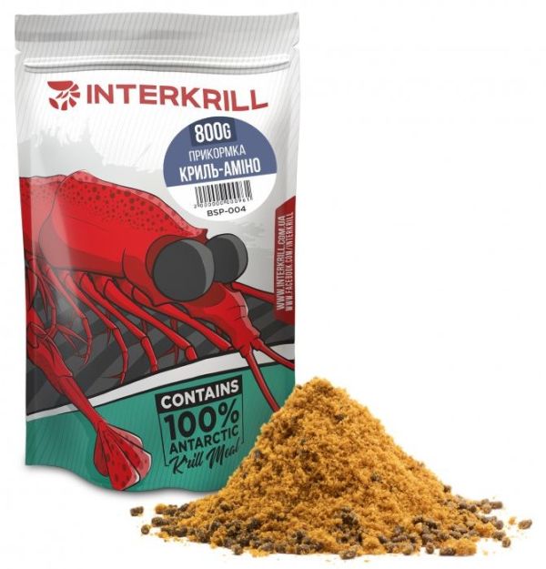 Прикормка Interkrill Флет Метод Микс Криль-Амино (BSP-004B) - 800 г