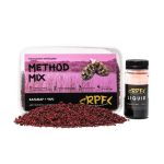 Прикормка RPF Метод-Микс 2в1 "Classic" - Кальмар+Чили - 400 г пеллетса Ø2 мм + 50 мл ликвида
