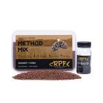 Прикормка RPF Метод-Микс 2в1 "Classic" - Кальмар+Слива - 400 г пеллетса Ø2 мм + 50 мл ликвида