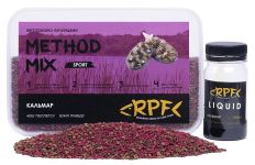 Прикормка RPF Метод-Микс 2в1 "Classic" - Кальмар - 400 г пеллетса Ø2 мм + 50 мл ликвида