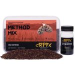 Прикормка RPF Метод-Микс 2в1 "Classic" - Old School - 400 г пеллетса Ø2 мм + 50 мл ликвида