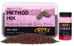 Прикормка RPF Метод-Микс 2в1 "Classic" - Тутти Фрутти - 400 г пеллетса Ø2 мм + 50 мл ликвида