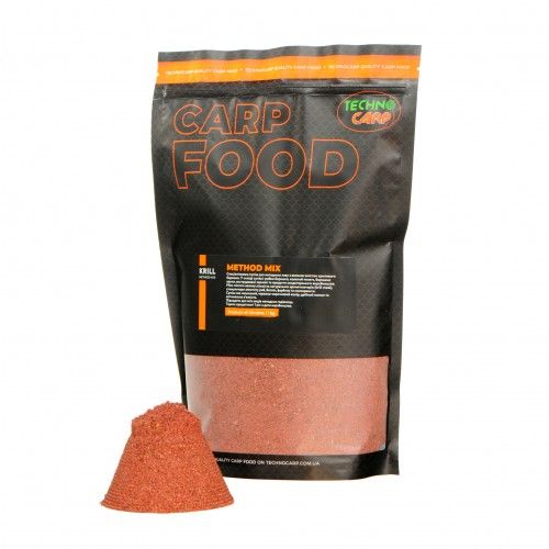 Прикормка Технокарп Method mix - Krill - 1 кг