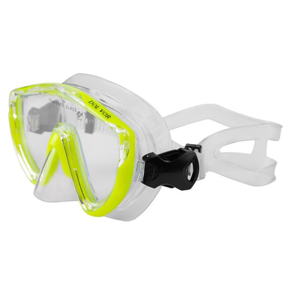 Комплект маска та трубка Dolvor - M171P+SN59P - Жовтий