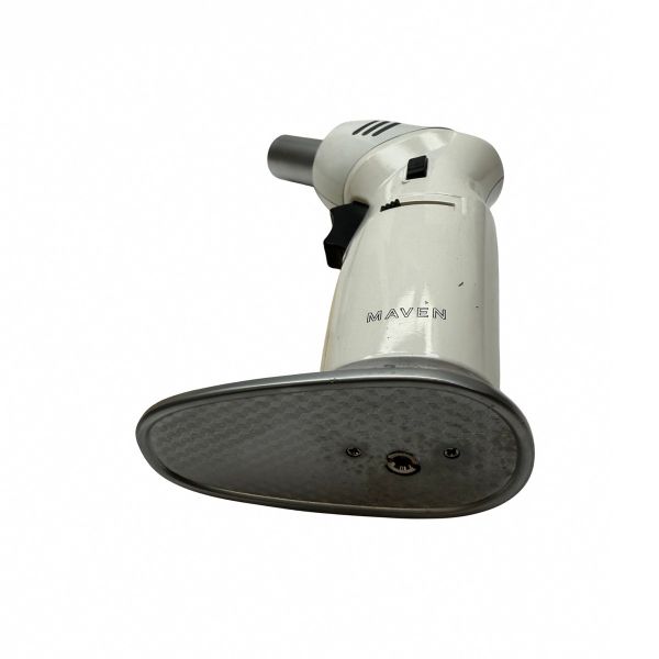 Профессиональная газовая горелка MAVEN HL-559 - Острое пламя - С пьезоподжигом - Автоматическая - Китай - Белый