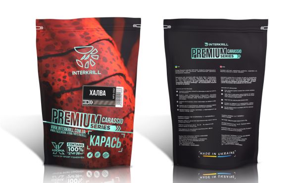 Прикормка Interkrill Премиум - Серия Premium Baits - Карась-Халва - 1 кг