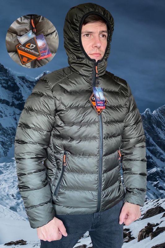 Пуховик зимний мужской Carpe Diem "Bigfoot Winter" -25°C - Хаки