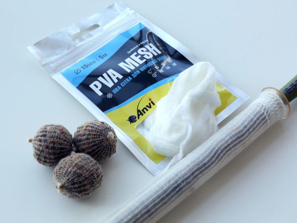 ПВА сітка Anvi PVA Mesh - Швидкорозчинна - Для холодної води - Ø15 мм