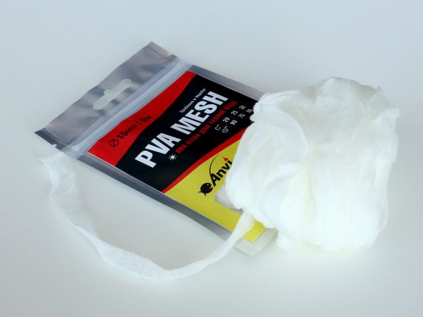 ПВА сітка Anvi PVA Mesh - Повільно розчинна - Для теплої води - Ø15 мм