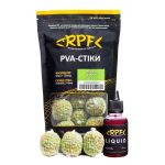 Готовые ПВА-стики RPF "Classic" (10 шт. х 20 г) + Ликвид 50 мл - Краб+Ананас
