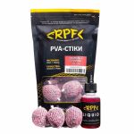 Готовые ПВА-стики RPF "Classic" (10 шт. х 20 г) + Ликвид 50 мл - Мотыль+Опарыш
