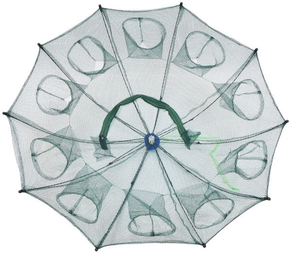 Раколовка зонтик - 10 входов - 10 граней