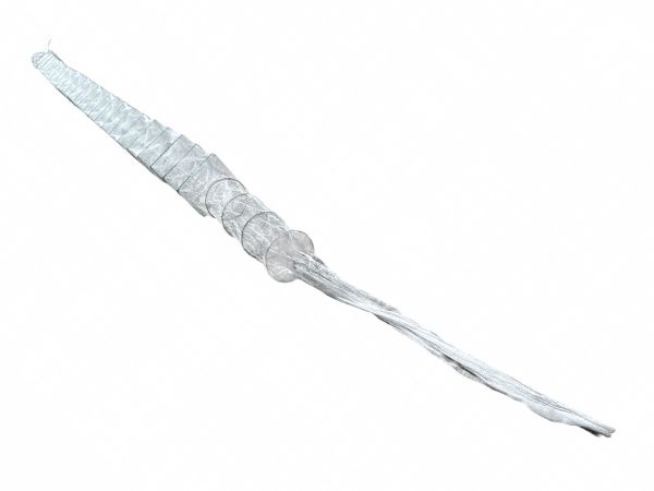 Раколовка гармошка Wolf №22 - 11 м - 25x30 см - Ячейка 6 мм - 20 входов - Белый