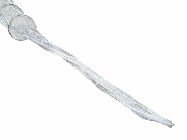 Раколовка гармошка Wolf №22 - 11 м - 25x30 см - Ячейка 6 мм - 20 входов - Белый