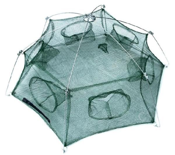 Раколовка шестигранник на 6 входів - 85 см