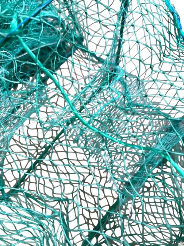 Раколовка - Кордовая нить усиленная (15 нитей) - Ячейка 20 мм - 21 вход - 26x38 - Зеленая - 8 м