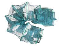 Раколовка - Кордовая нить - Ячейка 7 мм - 22 входа - 26x38 - Зеленая - 10 м