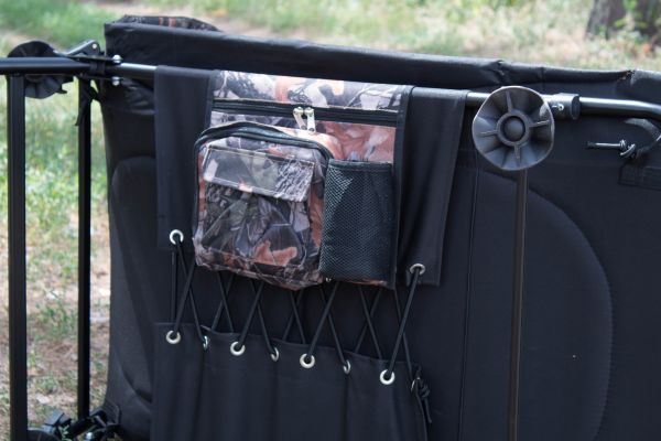 Раскладушка Palladium Carp с органайзером - Камуфляж