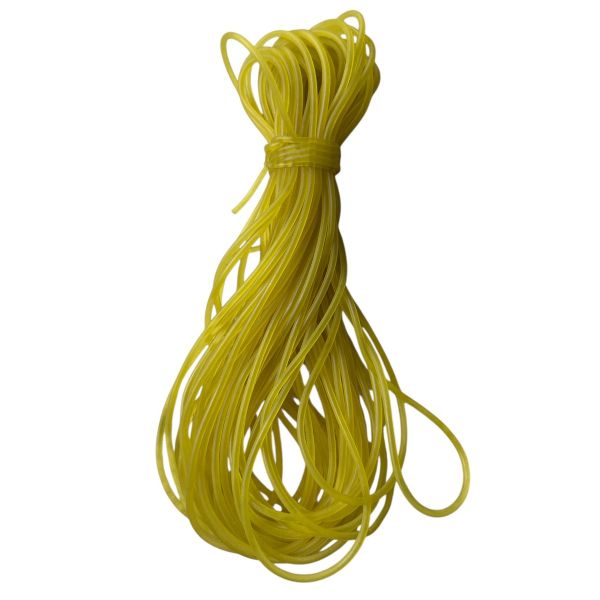 Резинка силиконовая - Китай - Ø3 мм - 20 м - Желтая