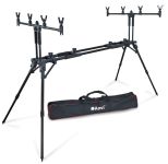 Подставка Rod Pod Anvi Harizon RPH4 Black - Алюминий - 8 креплений - На 4 удилища - Черный