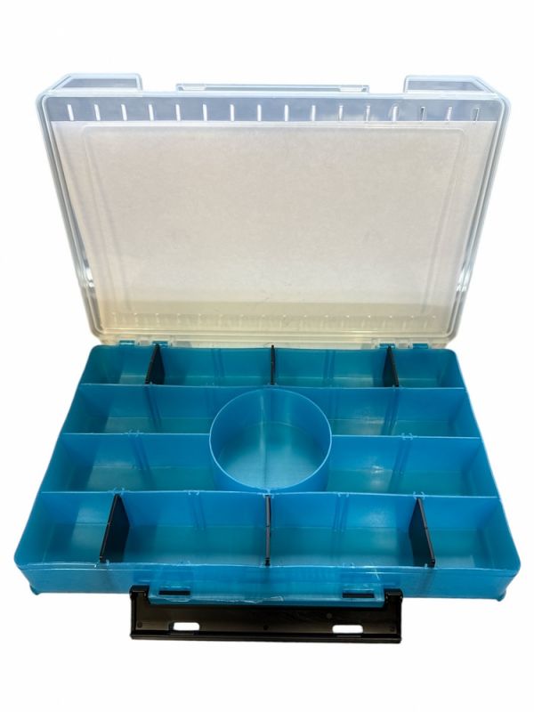 Коробка рибальська для приманок - Одностороння - Синя