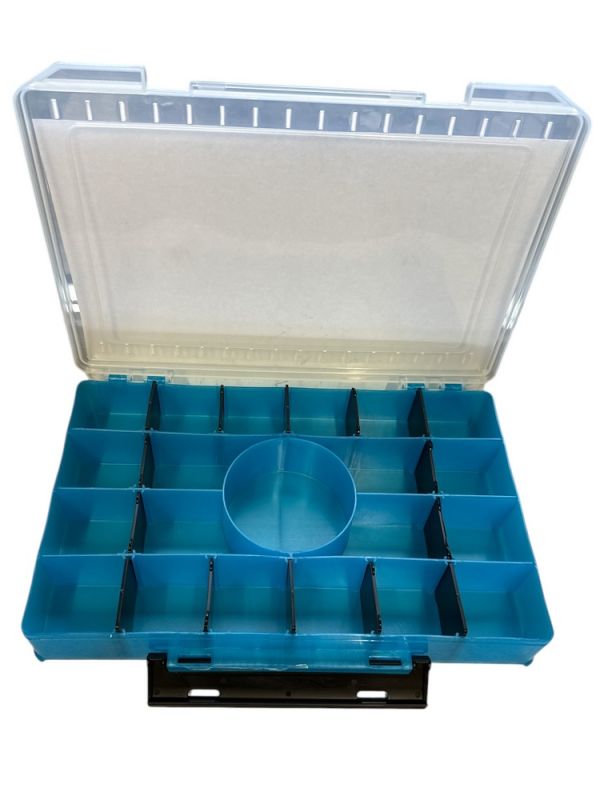 Коробка рибальська для приманок - Одностороння - Синя