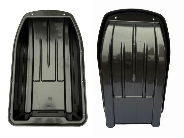 Санки-волокуші "Харків" для зимової риболовлі - Чорний