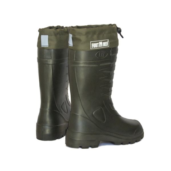 Сапоги мужские утепленные с манжетой "Козырь" - ЭВА - арт. 31(СЕ)350УМ - Оливка