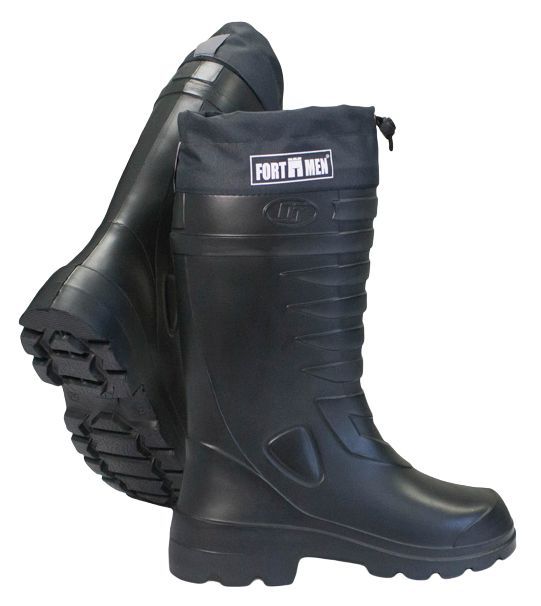 Чоботи чоловічі утеплені з манжетою "Козир" - ЭВА - арт. 31(СЕ)350УМ - Чорні