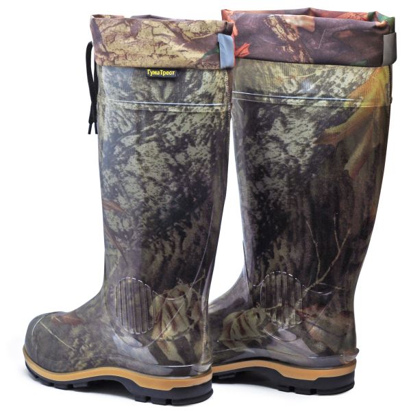 Чоботи силіконові утеплені з манжетом ГумаТрест М-01 СУММ - Дубок