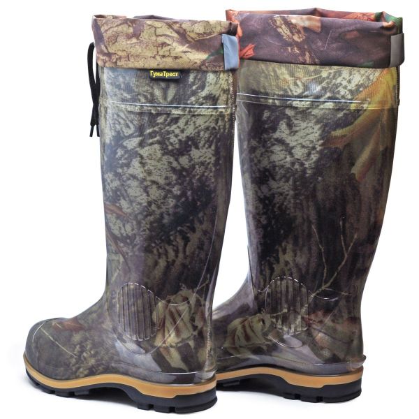 Сапоги силиконовые утепленные с манжетом Гума Трест - Дубок - М-01 СУММ NEW