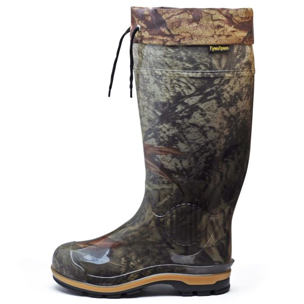 Сапоги силиконовые утепленные с манжетом Гума Трест - Дубок - М-01 СУММ NEW