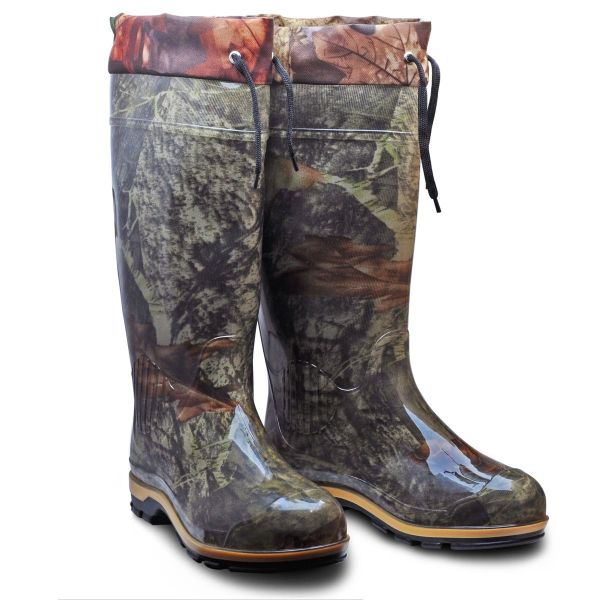 Сапоги силиконовые утепленные с манжетом Гума Трест - Дубок - М-01 СУММ NEW