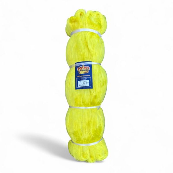 Сетеполотно Platinum Corona - Рыболовная кукла - Леска Ø0,20 мм - Желтый - Высота 200 ячеек - 200 м