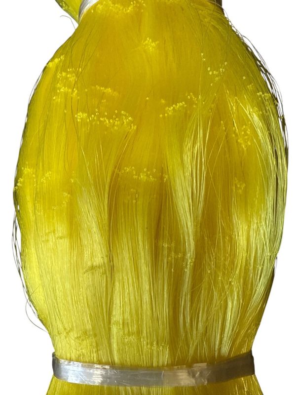 Сетеполотно Platinum Corona - Рыболовная кукла - Леска Ø0,20 мм - Желтый - Высота 75 ячеек - 150 м