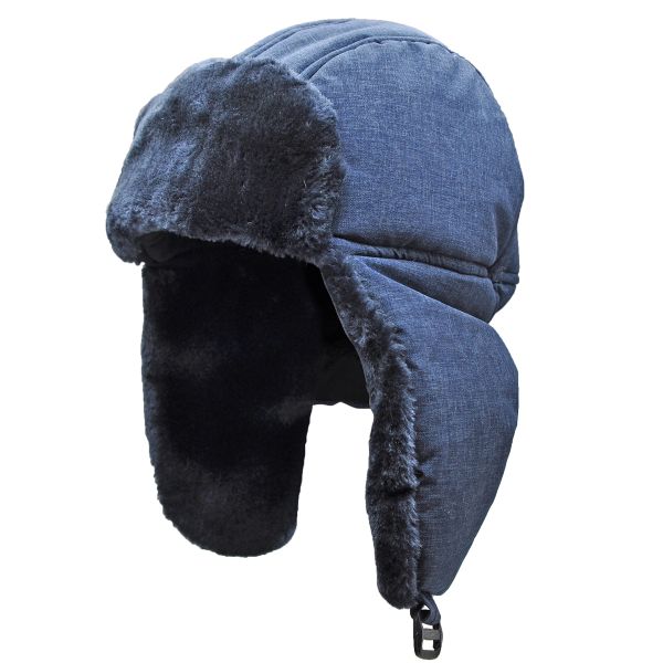 Шапка-вушанка Anvi - Синя