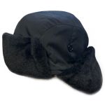 Шапка-ушанка - Великобритания - Черная