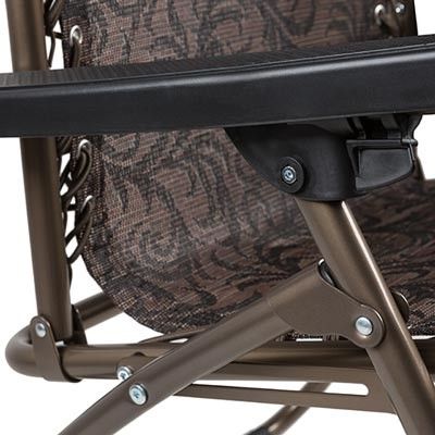 Шезлонг 8009-1, 200x68 см - Коричневый