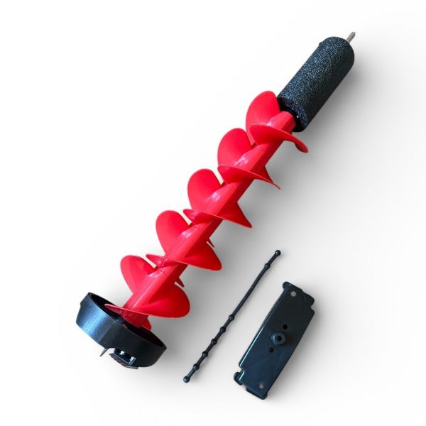 Шнек Fishing ROI для ледобура IceHorn под шуруповерт - 150 мм - Красный