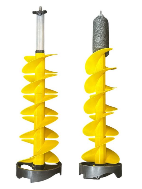 Шнек льодобура пластиковий під шуруповерт - 150R Праве обертання - 1,3 кг