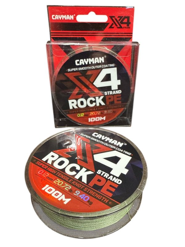 Шнур Gladiator Cayman - 4-х жильный -  Зеленый - 100 м