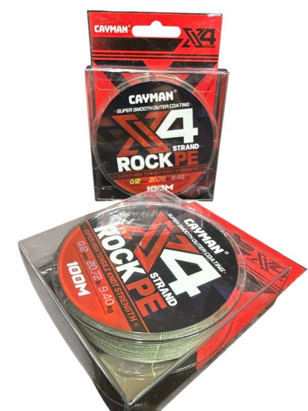 Шнур Gladiator Cayman - 4-х жильный -  Зеленый - 100 м