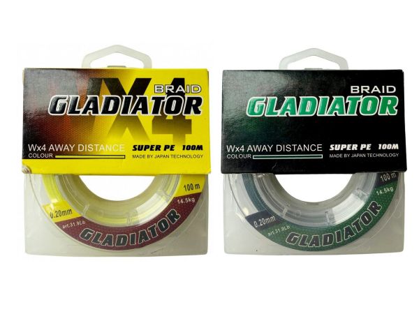 Шнур Gladiator - Yellow - 100 м