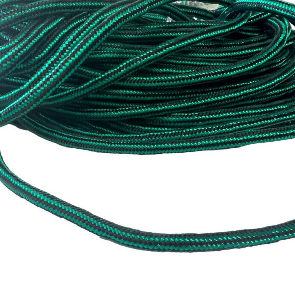 Шнур плавающий поплавочный - Сплошной -  Шнур Ø7 мм - Длина 100 м - Зелёный