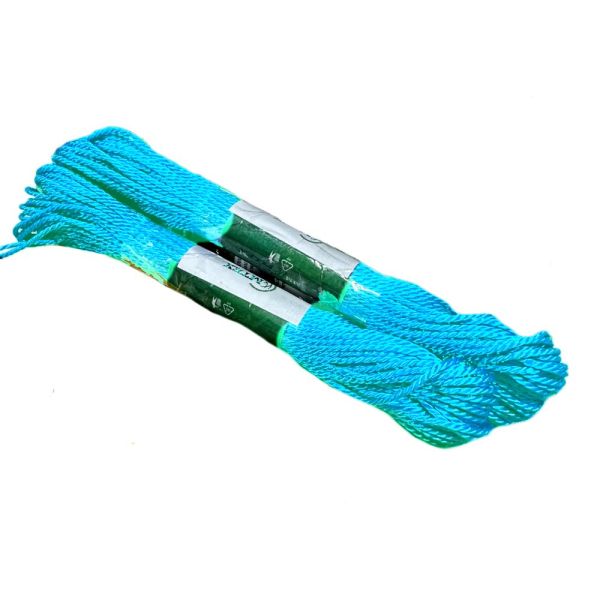 Шнур полипропиленовый (крученый) мультифиламентный - Бирюзовый - 20 м