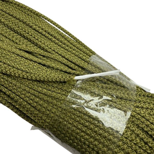 Шнур для посадки сетей - 200 м - Жесткий - Полипропиленовый + вставка шпагата -  Хаки