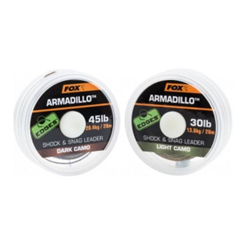 Шок лідер Fox EDGES Armadillo для лову в корчах – 20 метрів